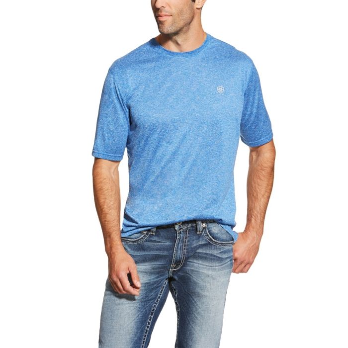 Ariat Mens Charger Tee - Olympian Blue