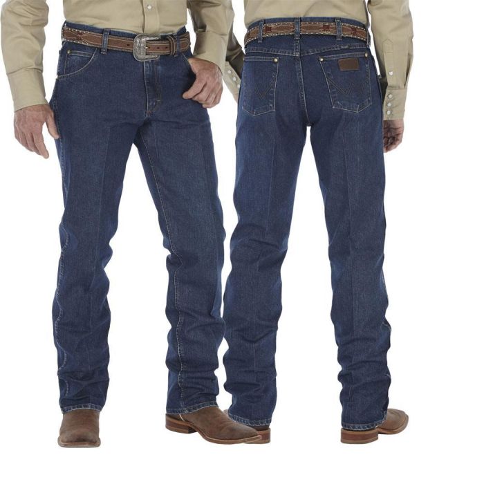 Jeans - Wrangler Cool Vantage 47 Dark Stonewash Jeans - Regular Fit