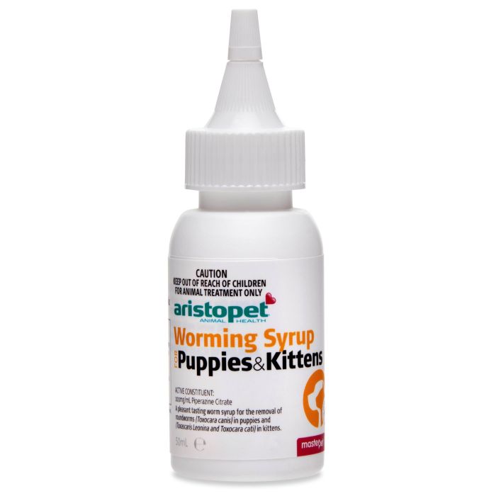Puppy and Kitten Worm Syrup 50mL