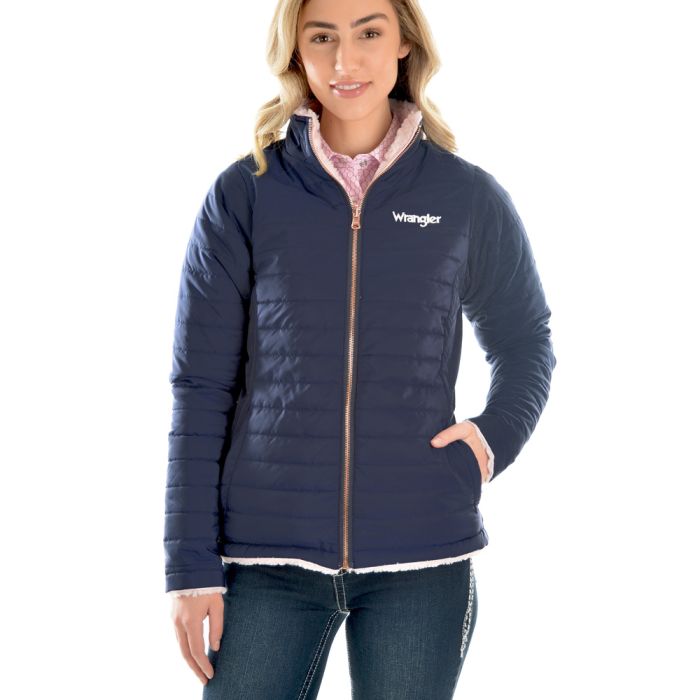 Womens Casual Clothing - Wrangler Womens Amy Reversible Quilted Jacket