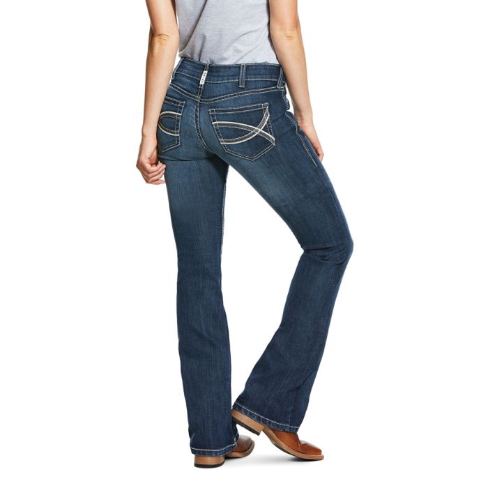 Ladies Casual Clothing - Ariat Women's R.E.A.L. Riding Jeans - Mid Rise - Boot  Cut - Arrow Cut - Shayla Gemstone