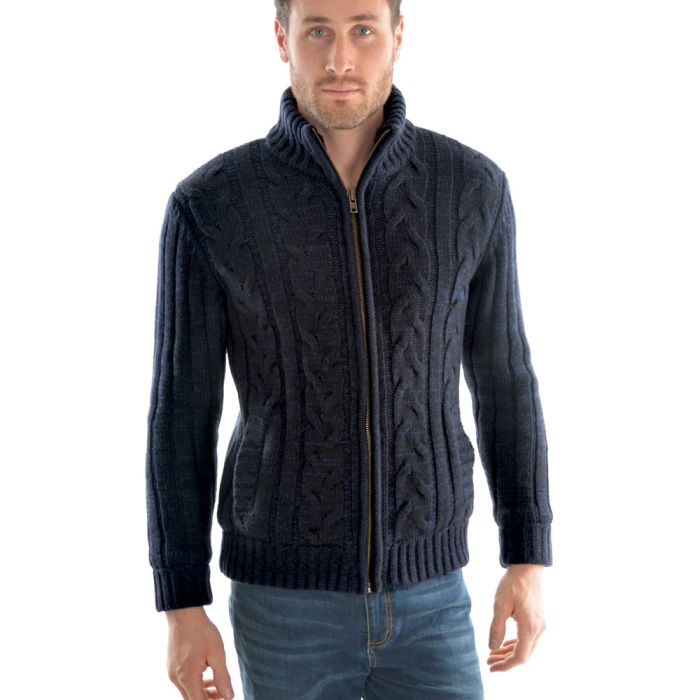 Thomas Cook Beacon Zip Thru Knitted Jacket