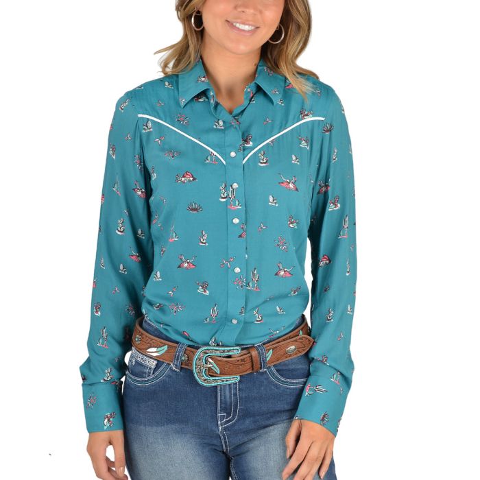 Pure Western Ladies Becca Western L/S Shirt