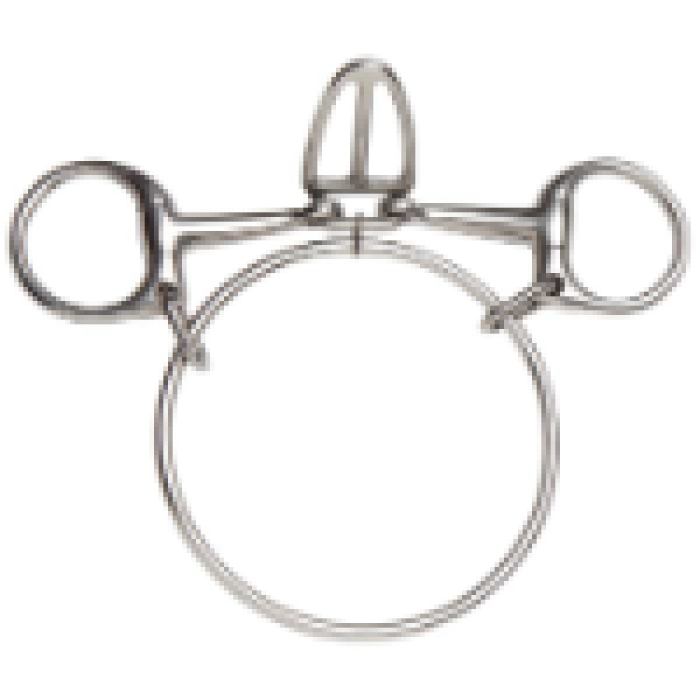 Dexter Snaffle with Tongue Control - 5"