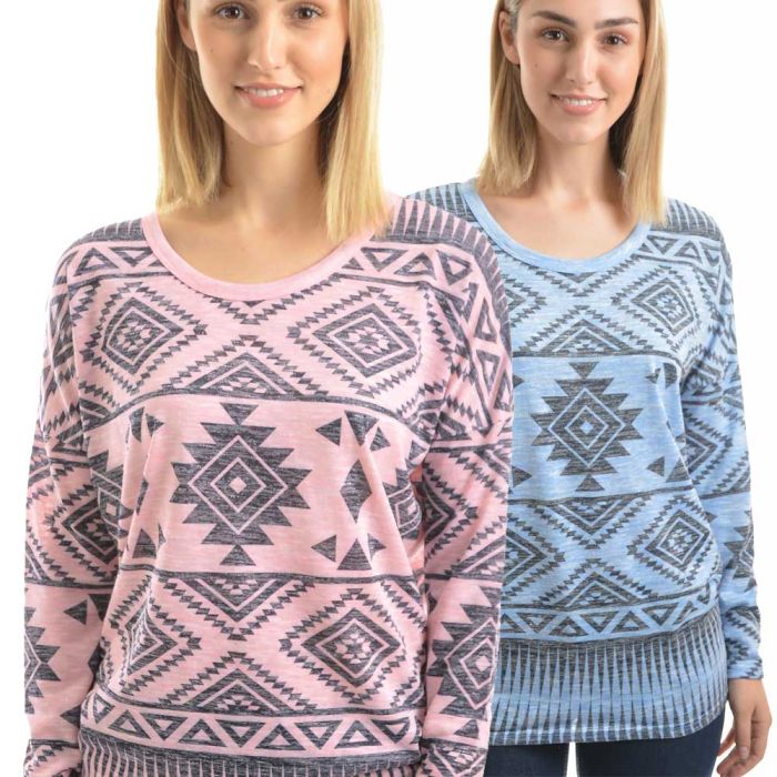 Pure Western Ladies Colette Long Sleeve Tops