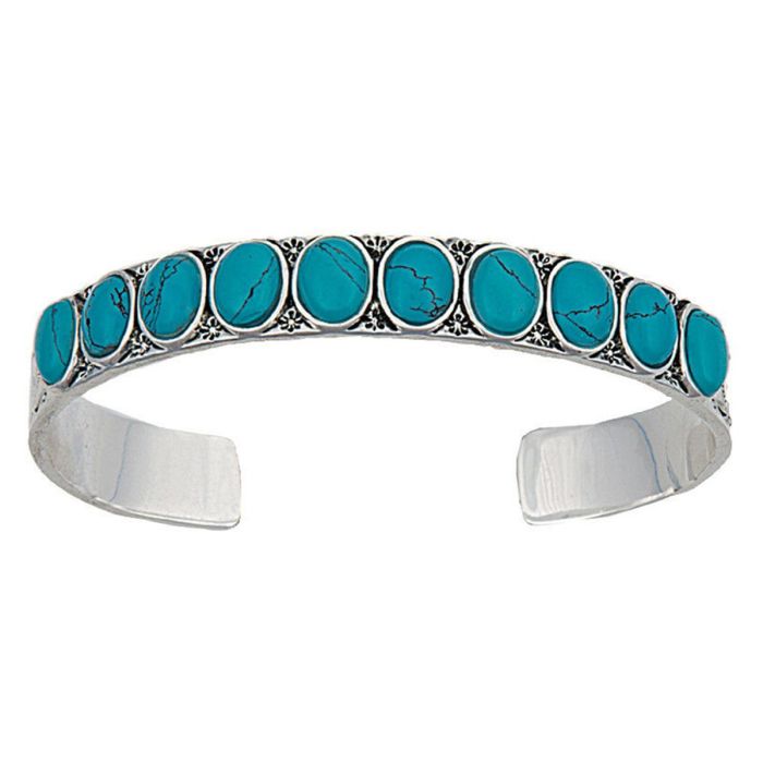 Montana Cuff - Canyon Colours Turquoise Silver Cuff Bracelet