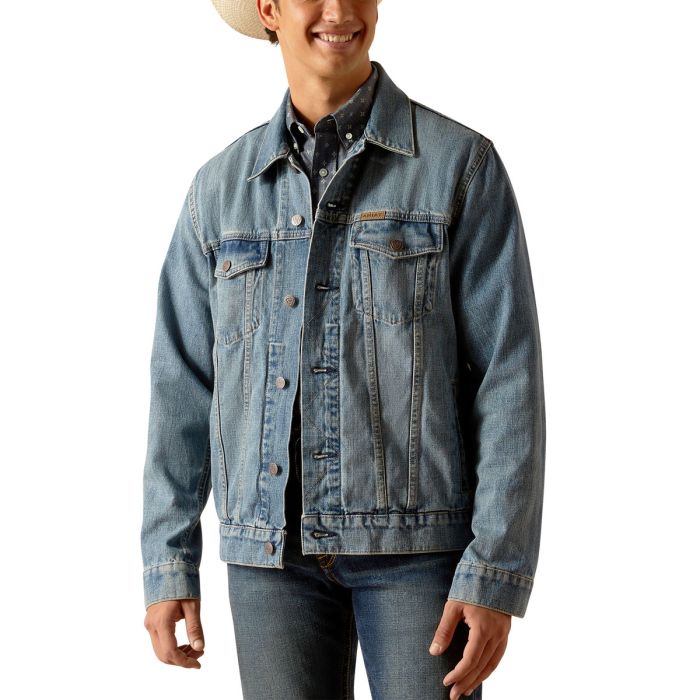 Ariat Mens Denim Trucker Jacket - Roby