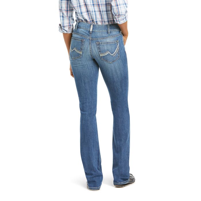 Ariat REAL Jean Mid Rise - Arrow Fit - Straight Leg - Elissa Eleanor - Sz 29, 31 & 32 Only