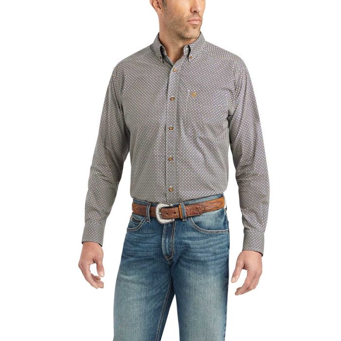 Ariat Men's Greysen Long Sleeve Classic Fit Print Shirt