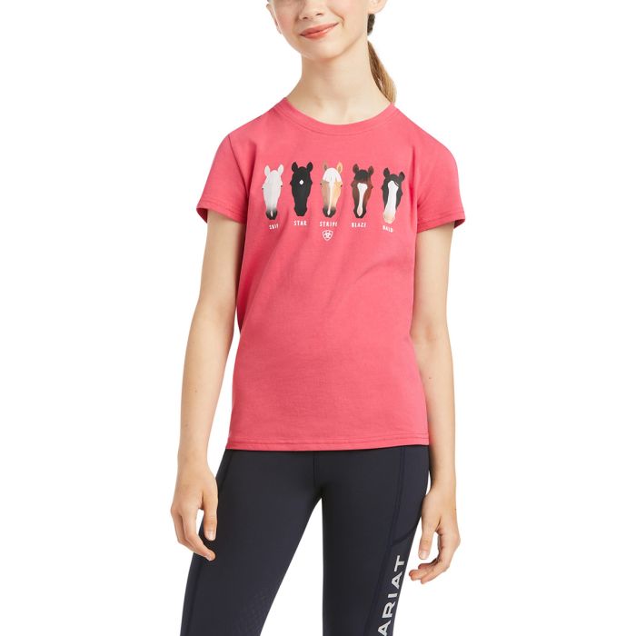 Ariat Girls Identity Parade Tee - Party Punch -  Sz S & M Only