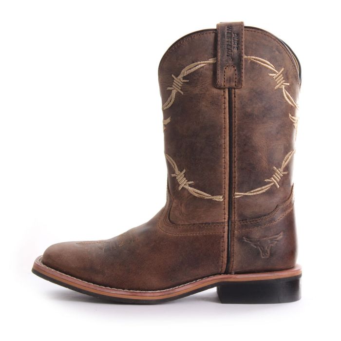 Pure Western Kit Childs Boot - Side