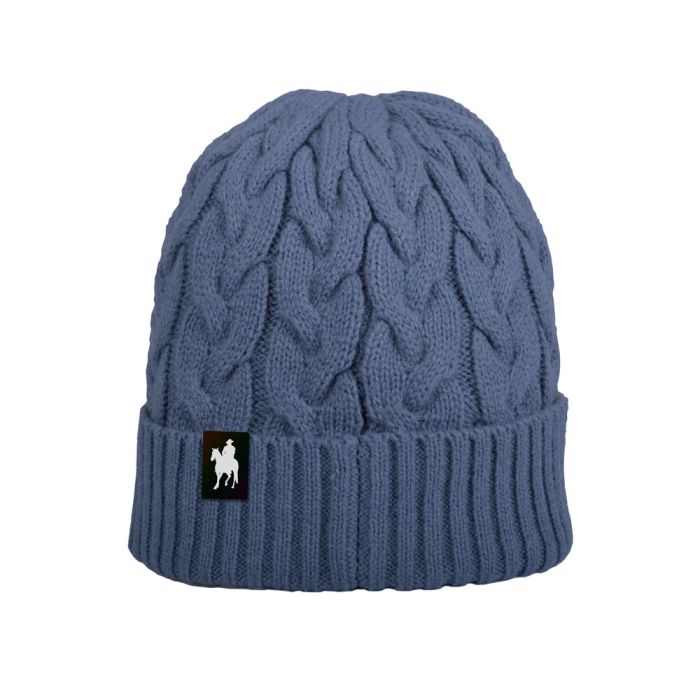 Thomas Cook Cable Knit Beanie - Blue