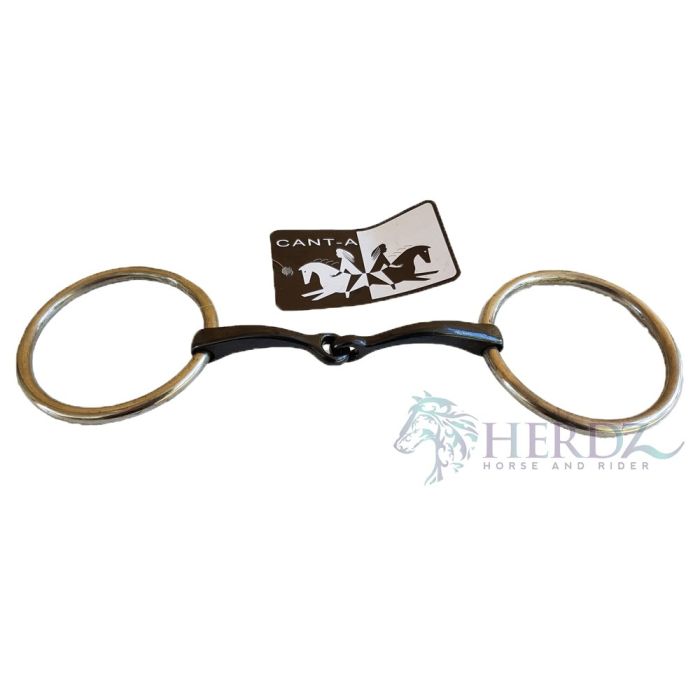Loose Ring Curved Mouth Bit - Sweet Iron