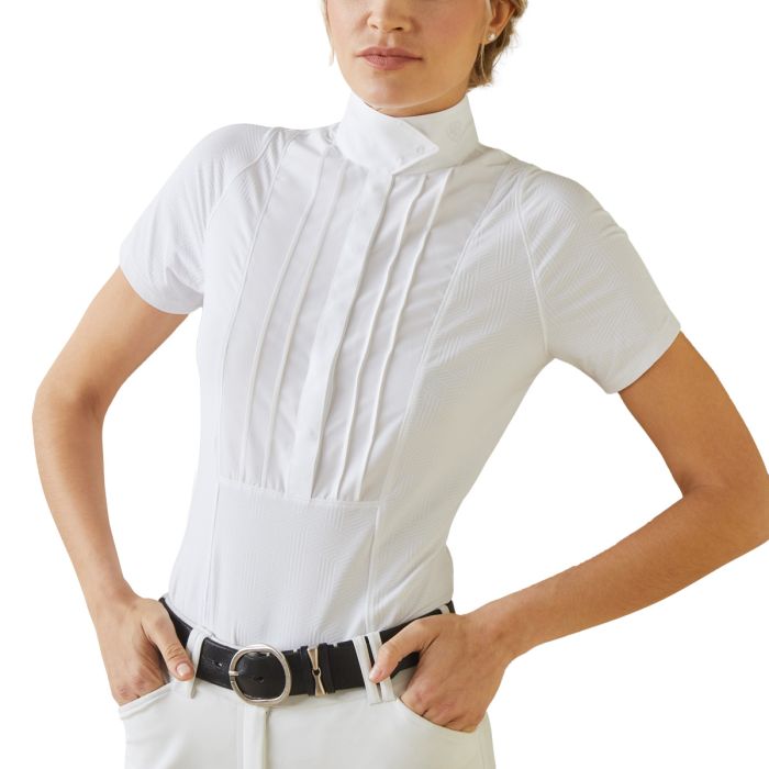 Ariat Ladies Luxe Show Shirt - White