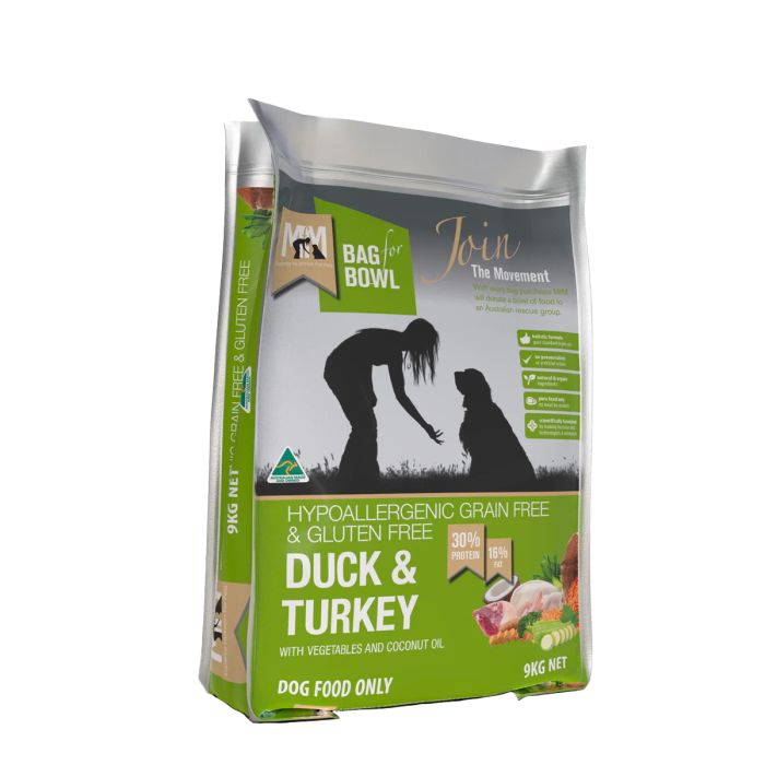 Meals for Mutts - Gluten Free/ Grain Free  - Turkey & Duck - 9kg