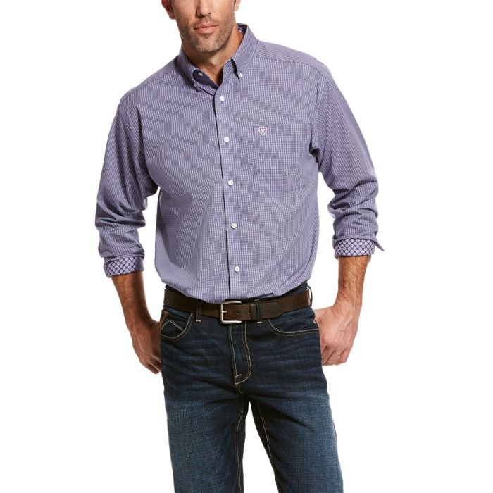 Ariat Men's Wrinkle Free Vaine LS Shirt - Multi