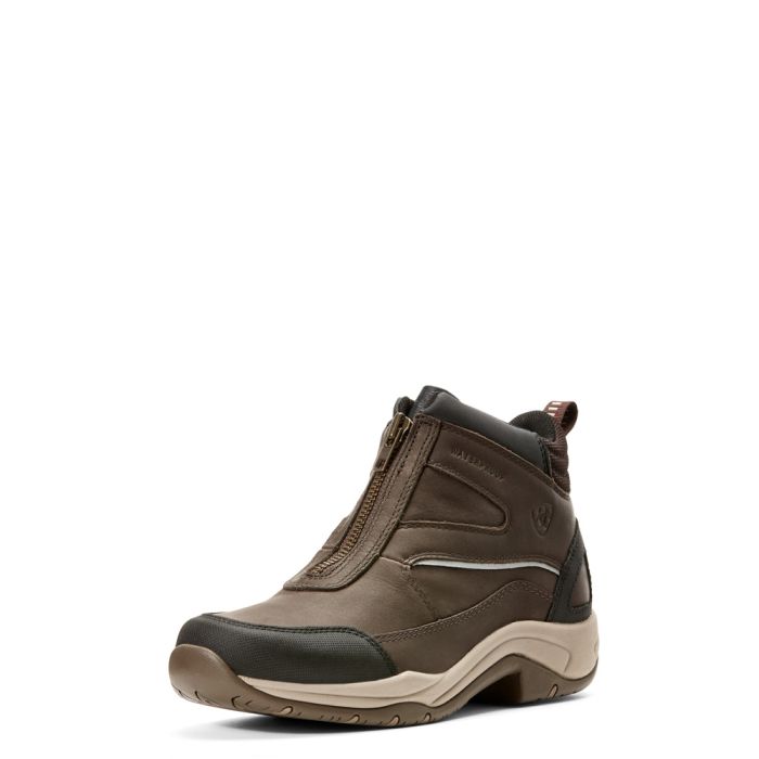 Ariat Womens Telluride Zip H2O Boot - Dark Brown - Front