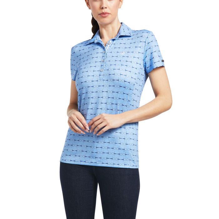 Ariat Ladies Motif Polo - Full Cheek Print