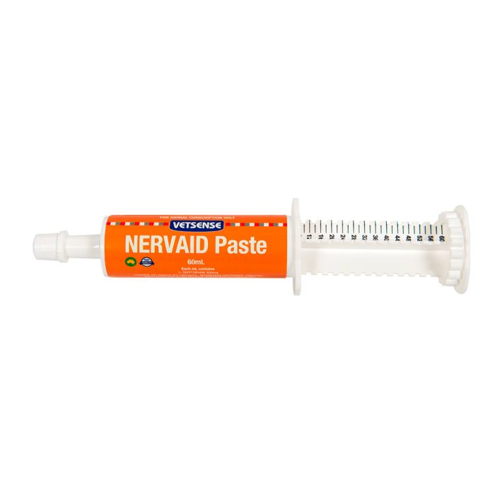 Vetsense Nervaid is a nutritional supplement for horses that may aid in nerve and muscle functions