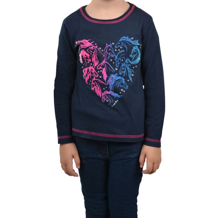 Thomas Cook Girls Pony Heart L/S Tee