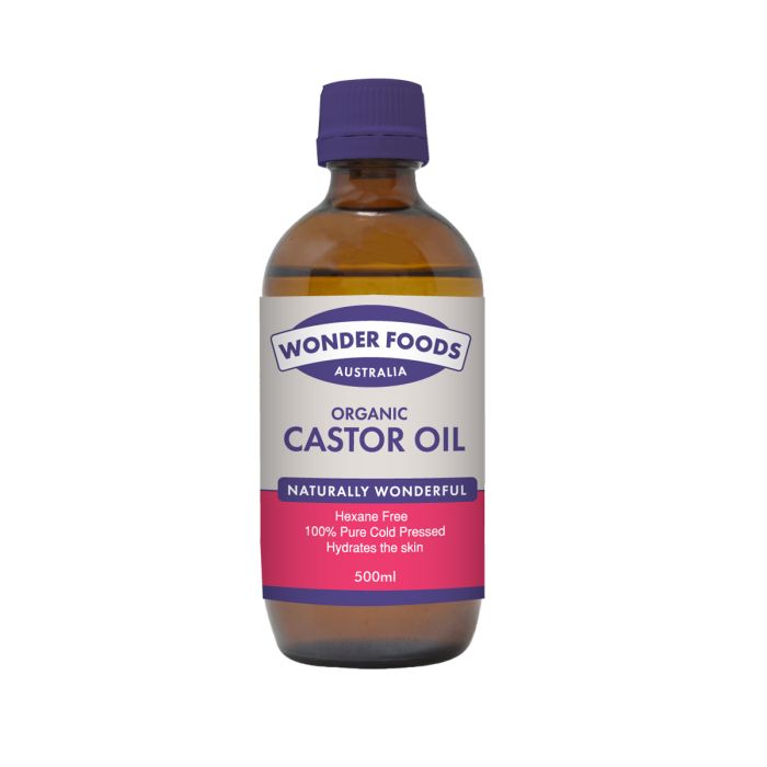 Castor Oil - Organic & Cold-pressed - 500mL