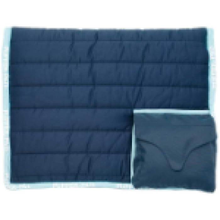 Puffer Pad with Pocket - Navy and Blue
