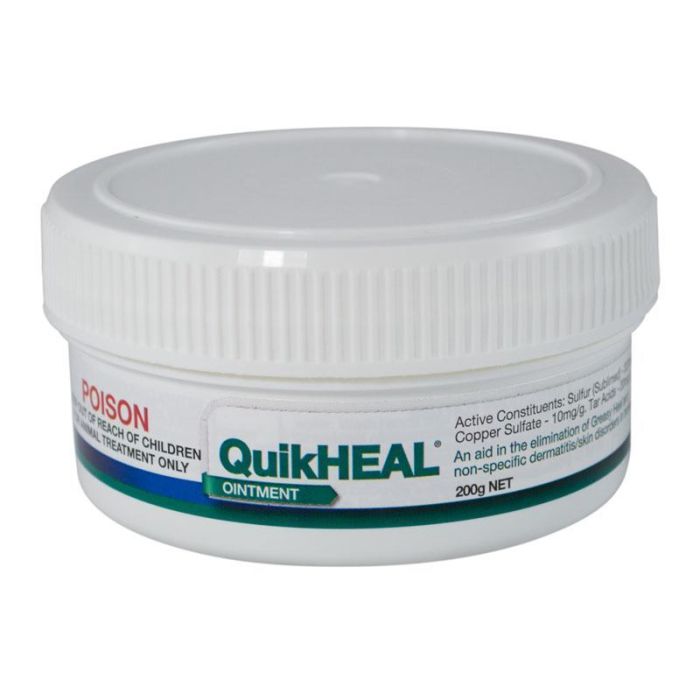 Kelato Quikheal - An aid in the elimination of Greasy Heel and Non-specific dermatitis / skin disorders in horses