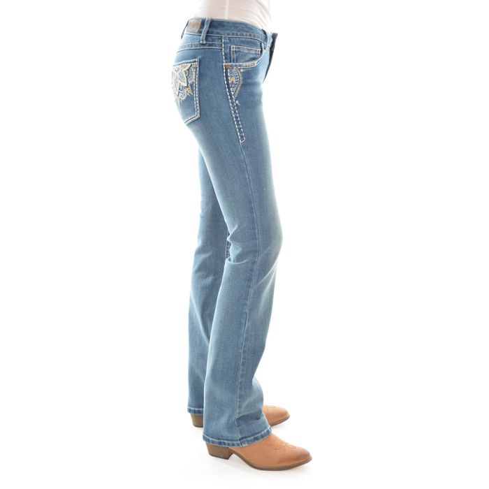 Ladies Casual Clothing ROCK 47 by Wrangler Boot Cut Jeans