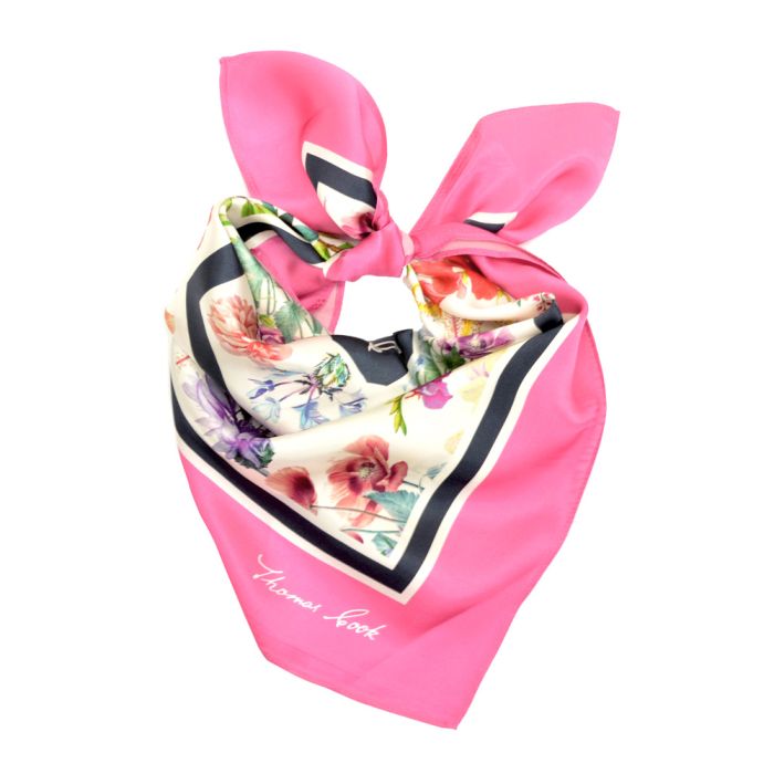TC Silk Scarf - Floral