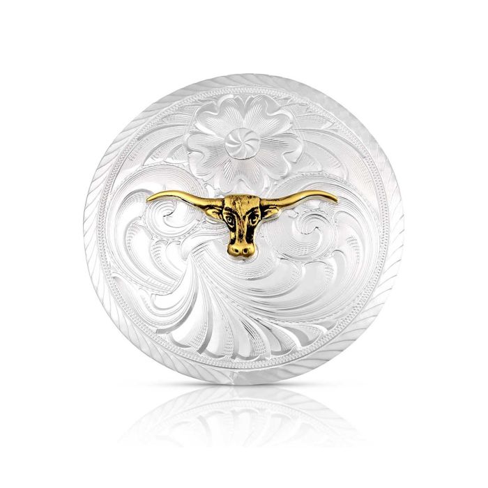 Montana - Scarf Slide with Longhorn