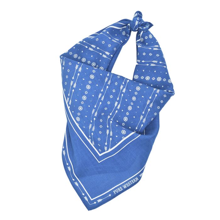 Pure Western Bandana - Shannen - Blue