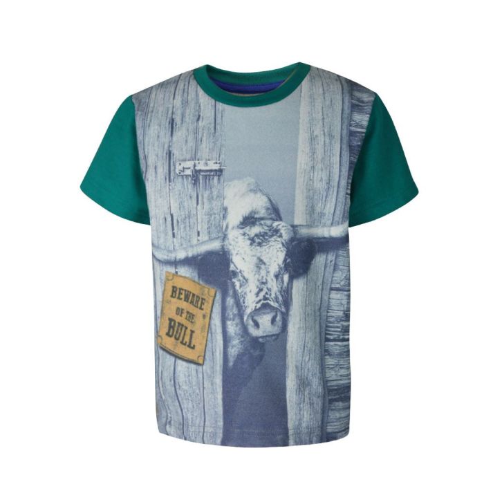 Thomas Cook Boys Colour Block Tee - Teal
