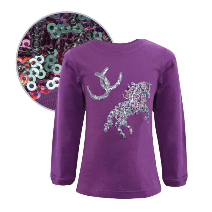 Thomas Cook Girls Lucky Horse Shoe L/S Top 