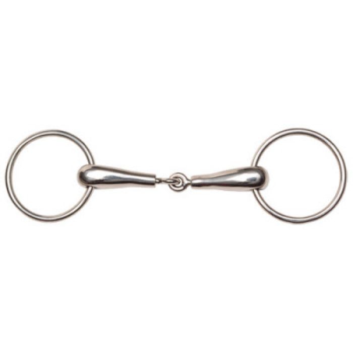 Robart Loose Ring Hollow Mouth Snaffle Bit - 5.5"
