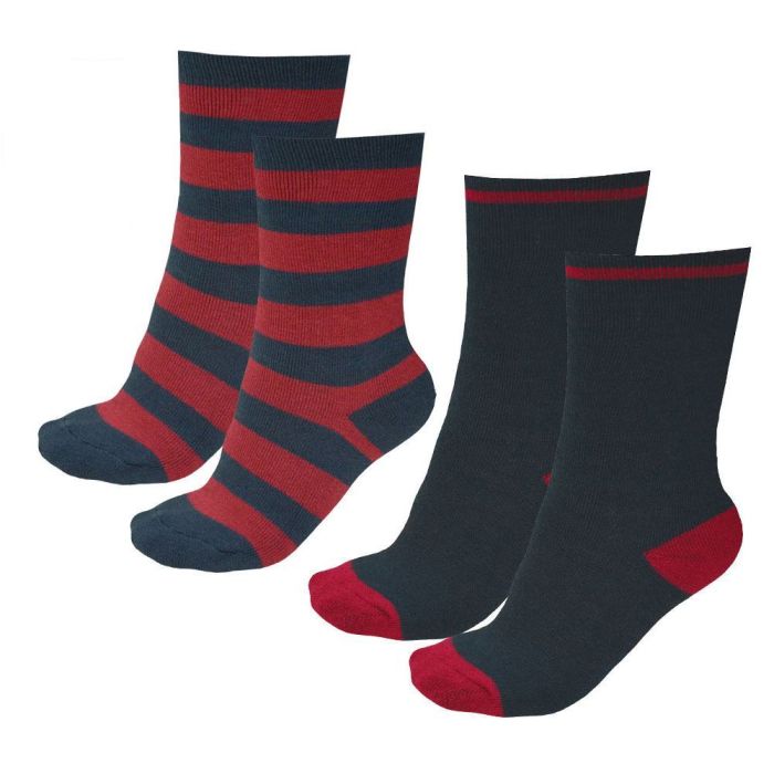 Thomas Cook Thermal Socks - Navy and Red