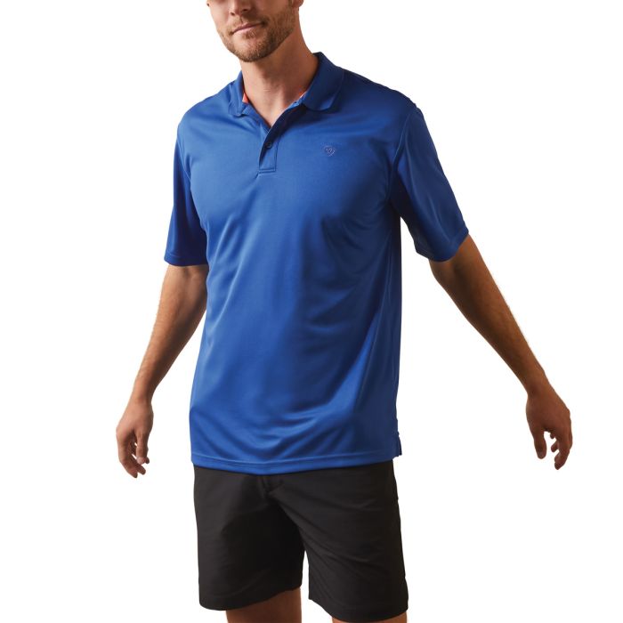 Ariat Mens Tek Polo - Monaco Blue