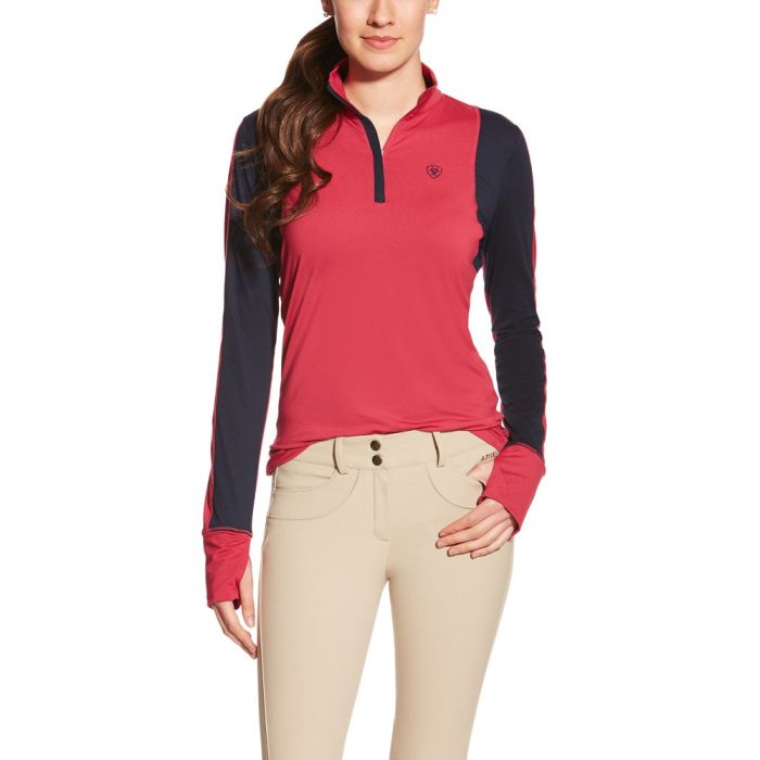 Ariat Womens Lowell 1/4 Zip - Dahlia
