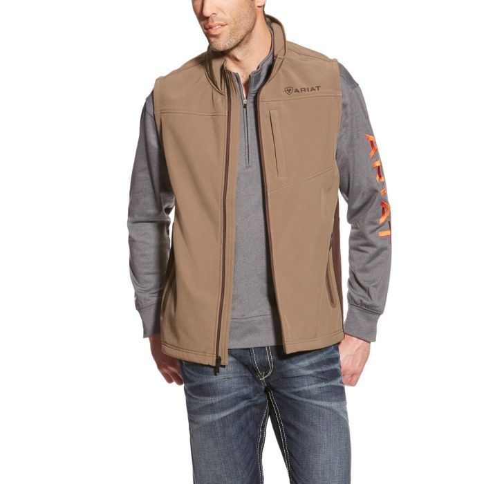 Ariat Mens Vernon Softshell Vest - Morel