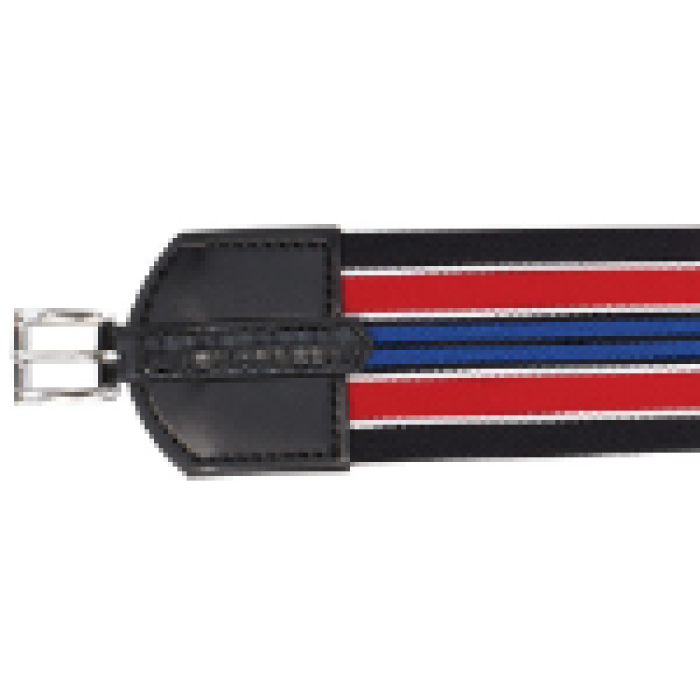 75mm x 7/8" Elastic Girth - Red/Blue Standard