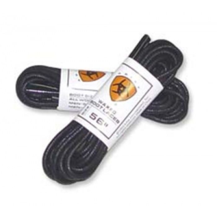 Ariat unisex waxed laces - 56" - Black