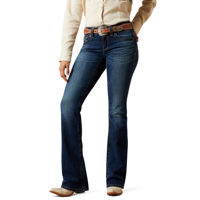 Ariat Womens R.E.A.L. Riding Jeans - Perfect Rise - Boot Cut - Adalynne Barryessa