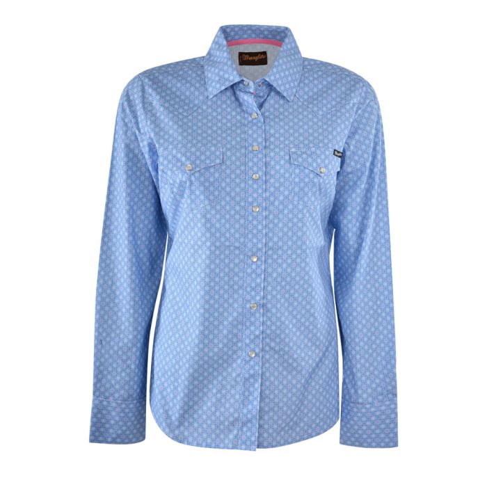 Wrangler Womens Western Alissa Print L/S Shirt