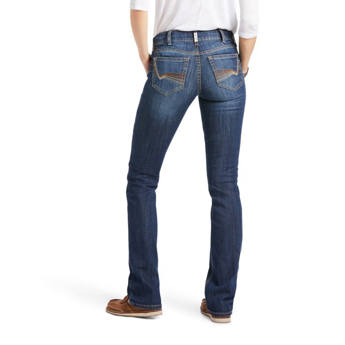 Ariat Womens R.E.A.L. Riding Jeans - Perfect Rise - Stackable Straight Leg - Analise Burbank - Sz 25S & 34R Only