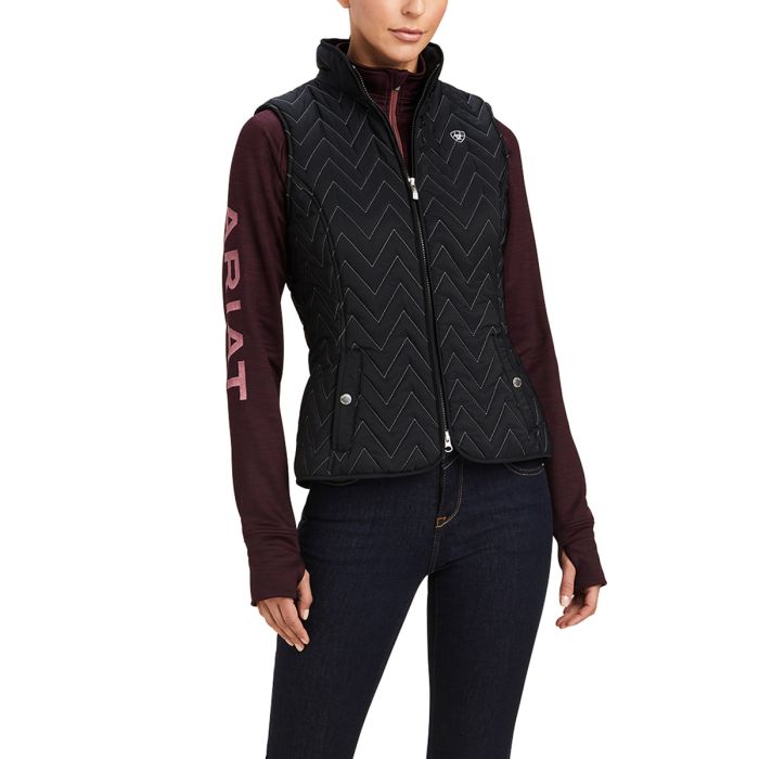 Ariat Womens Ashley Vest - Black - XS, S & XXL Only