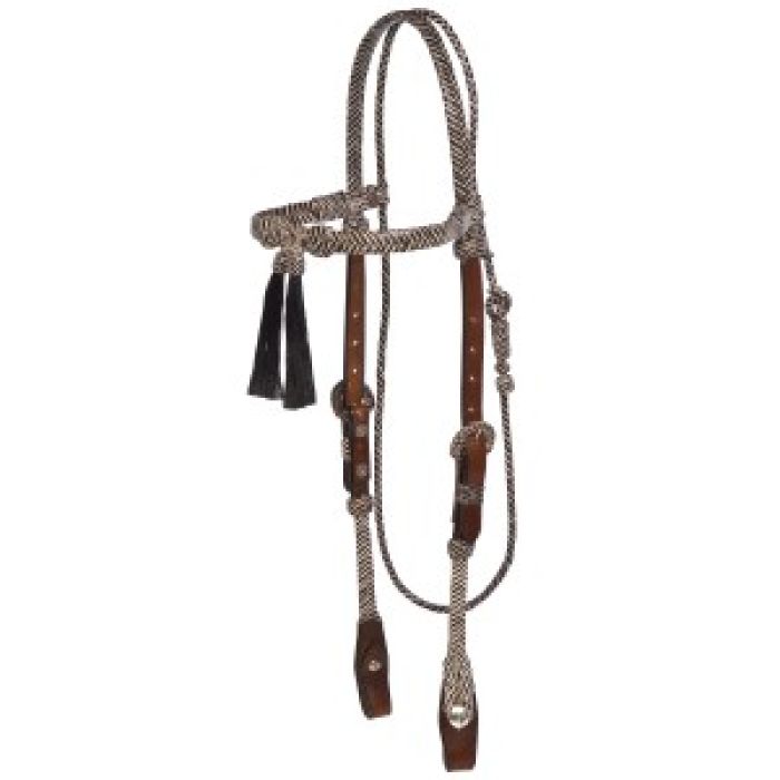 Braided Western Headstall - Cob