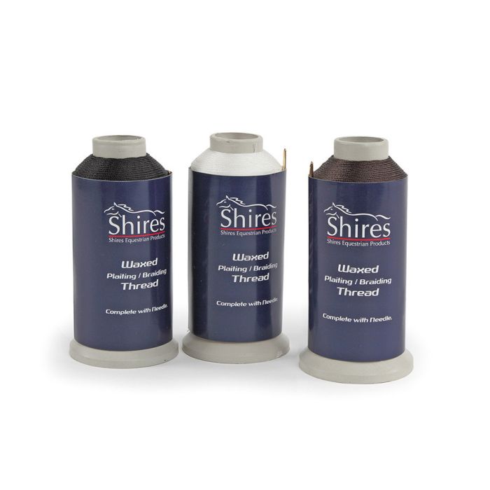 Shires Waxed Braiding Thread - Spool
