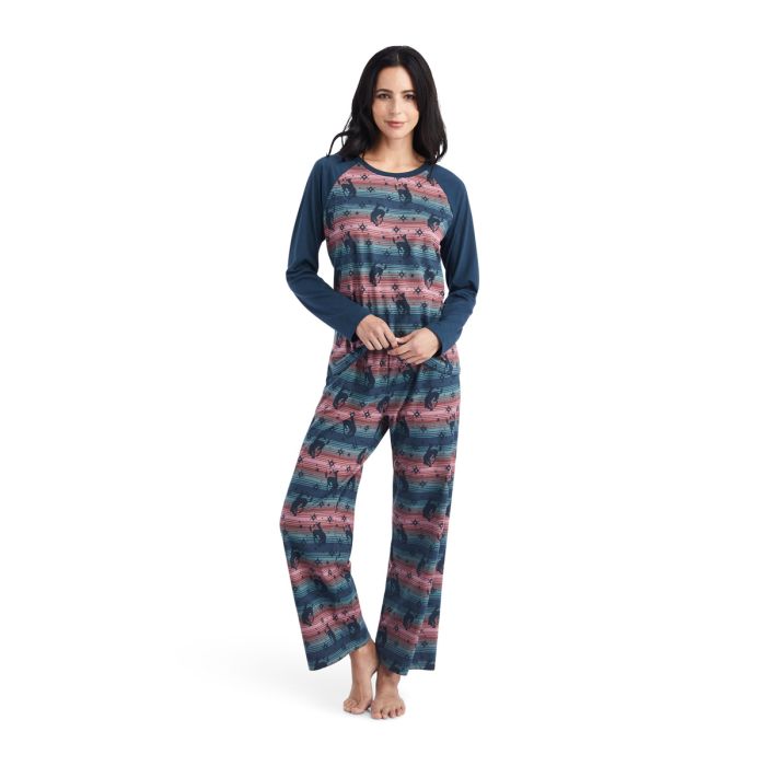 Ariat Ladies PJ Set - Bucking Serape - Sz XS & XL Only