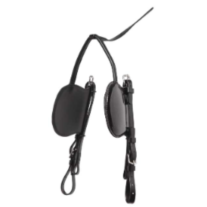 Fine Patent Blinkers/Cheeks - Shetland