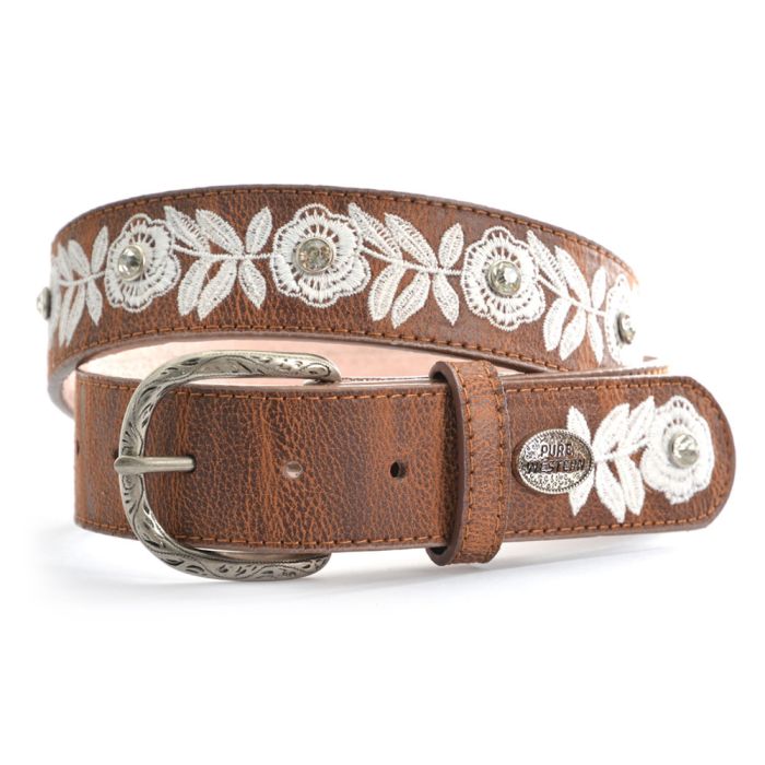 Pure Western Ladies Flora Belt