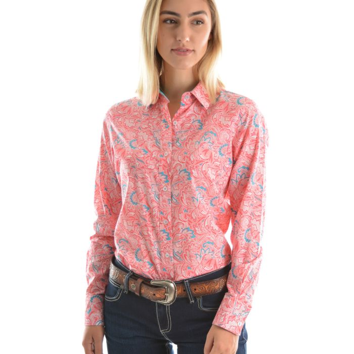 Wrangler Womens Gianna Print L/S Shirt